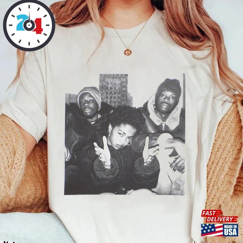 The Fugees Lauryn Hill White Vtg Classic T-Shirt Retro Shirt Graphic